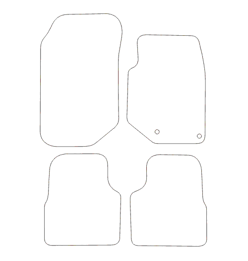 To fit Peugeot 2008 (Non Electric) Car Mats 2019+ & Heel Pad (B) - Picture 5 of 16